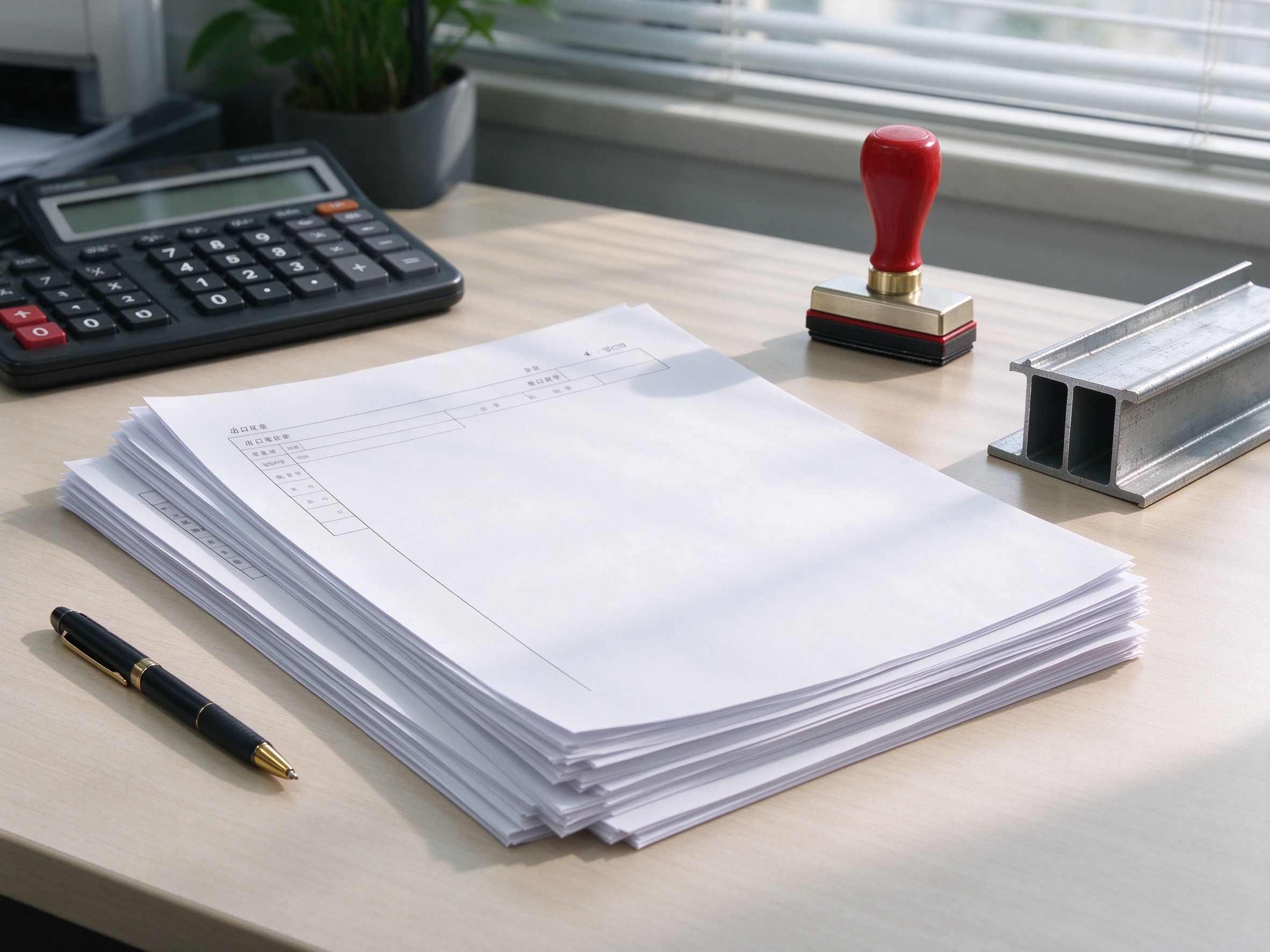 Documents and packing list on a desk (illustrative concept image)
