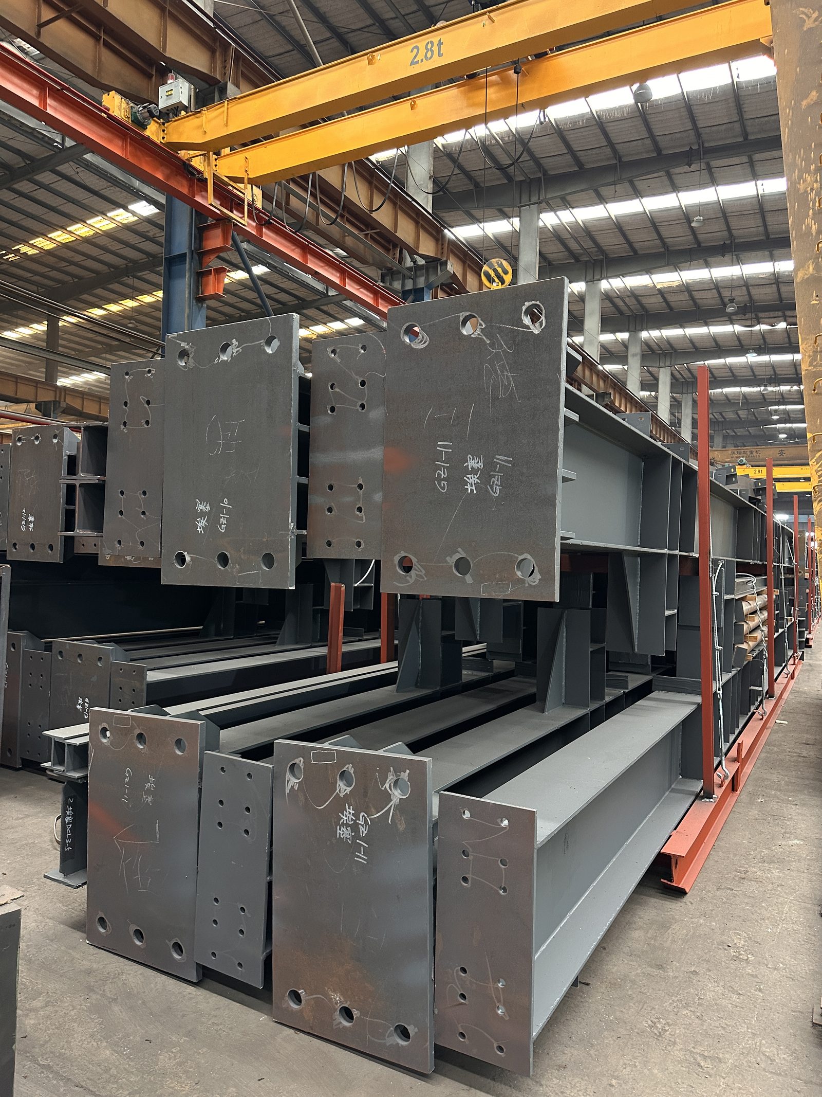 Structural steel detailing for beams and columns