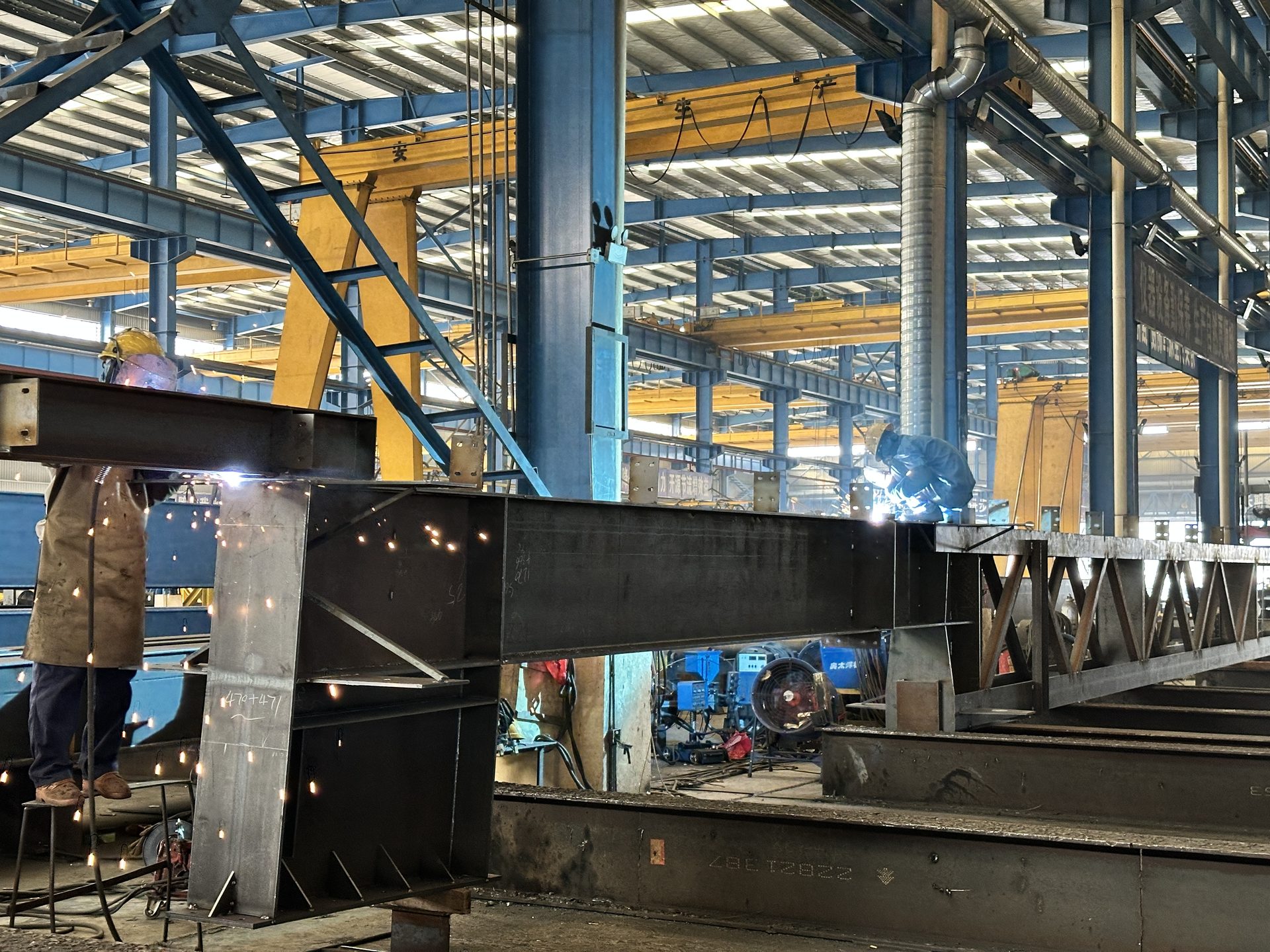 Steel assembly and fabrication workshop