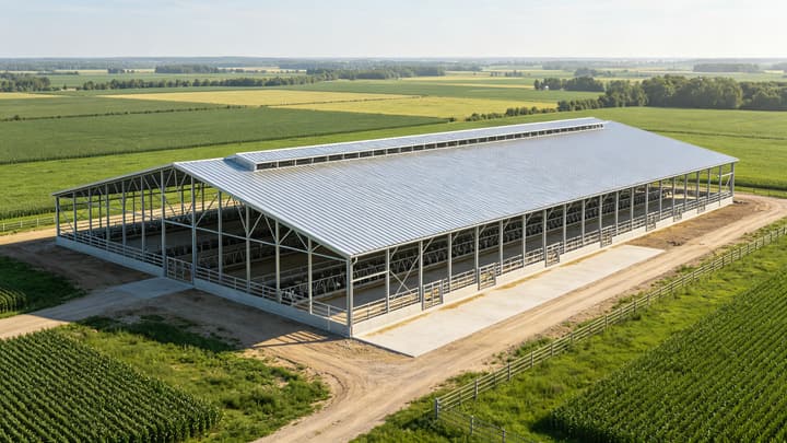 Agriculture and livestock steel building