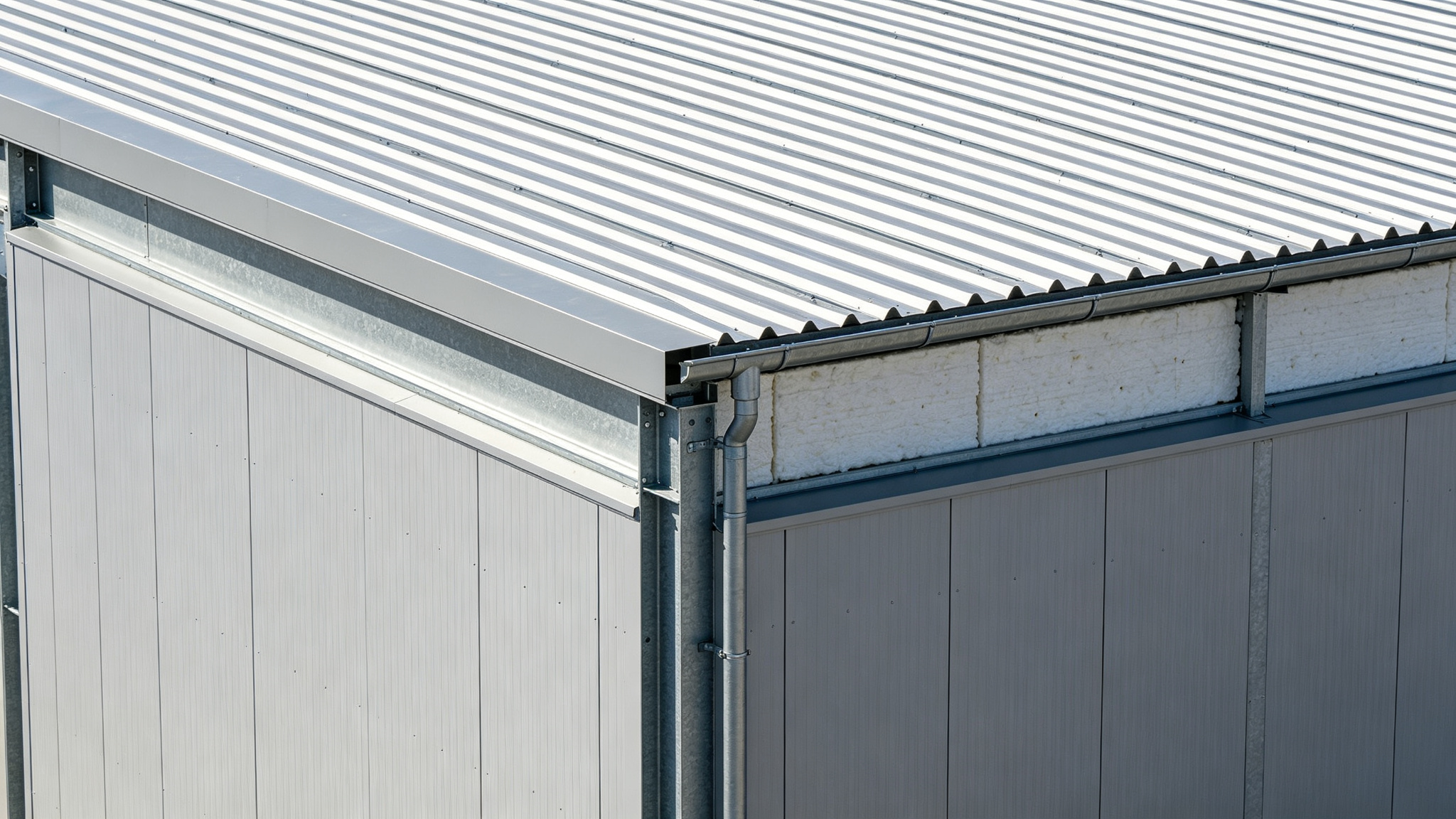 Steel structure roof and wall cladding systems