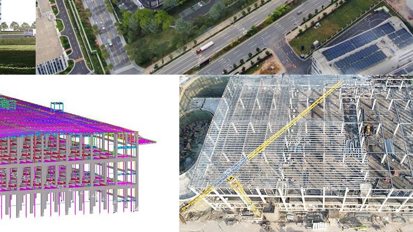Shanghai Baoye Xiegang General Aviation Manufacturing & Supply Chain Project - Steel Structure Detail